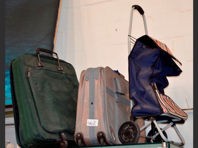 SUITCASES, SHOPPING TROLLEY BAG, etc