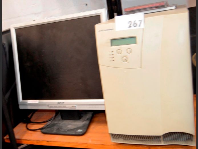 POWERWARE U.P.S. & AN ACER MONITOR [Switch on, untested further]
