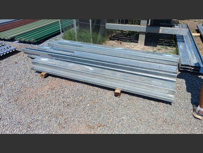 1.8m to 3m galvanised lipchannel offcuts 2mm thick