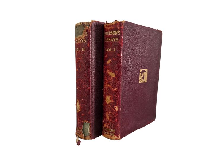 1901 Emerson’s Essays Museum Edition Vol I & II