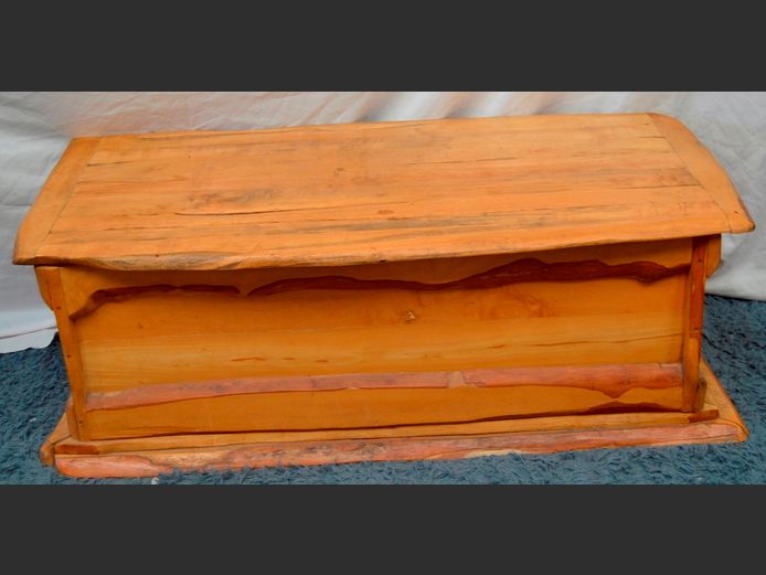 ASPEN WOOD RUSTIC KIST, 135 x 65 x 45cm