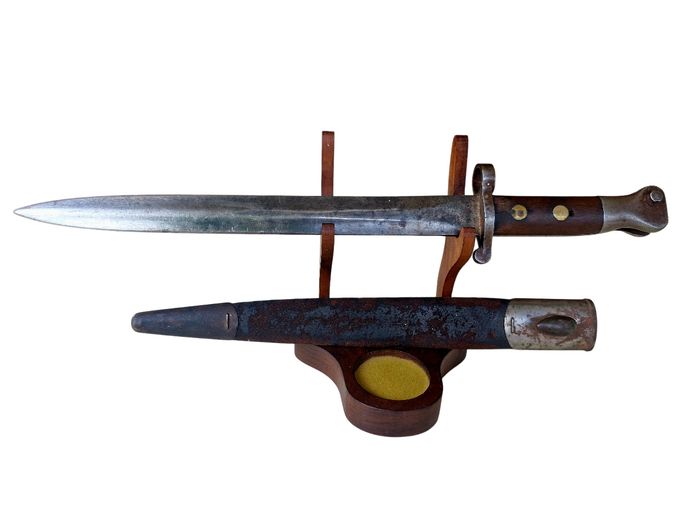 British Boer War Bayonet with Markings