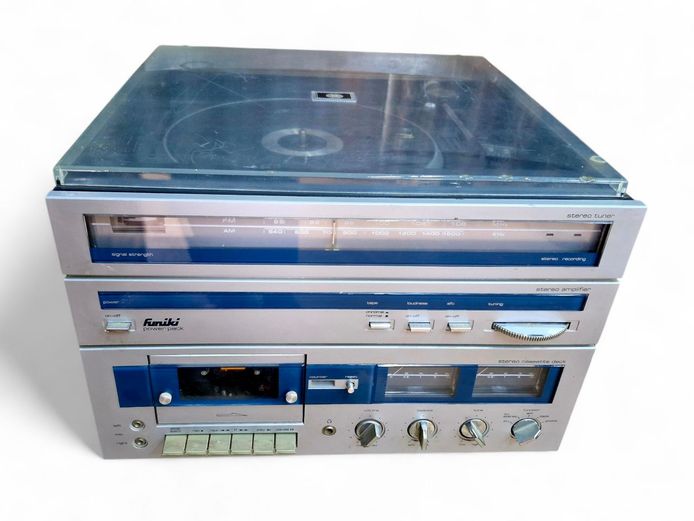1970's Funiki Stereo System with Turntable