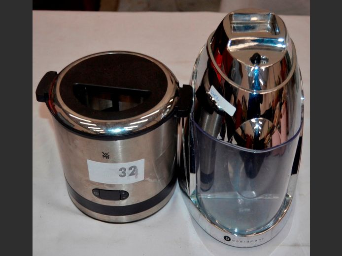 ELECTRIC WINE COOLER & A BOARDMAN'S ELECTRIC ICE CRUSHER [Switch on, untested further]
