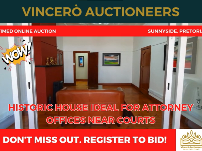 Character-filled Iconic Historic House in Park Street Pretoria Ideal for Attorney Offices