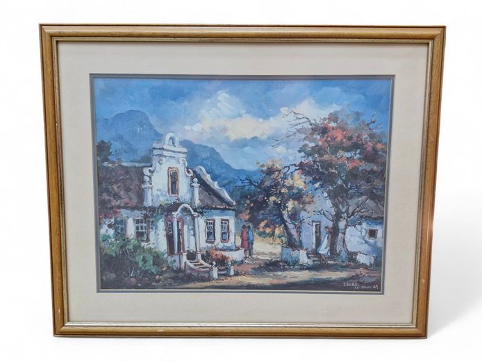 1989 Isabel Le Roux Original Watercolor Painting