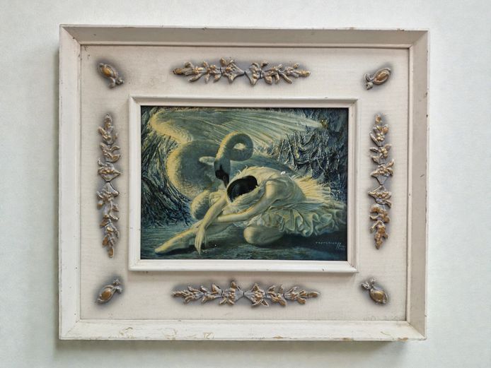 Mid-Century Vladimir Tretchikoff "The Dying Swan" Reproduction