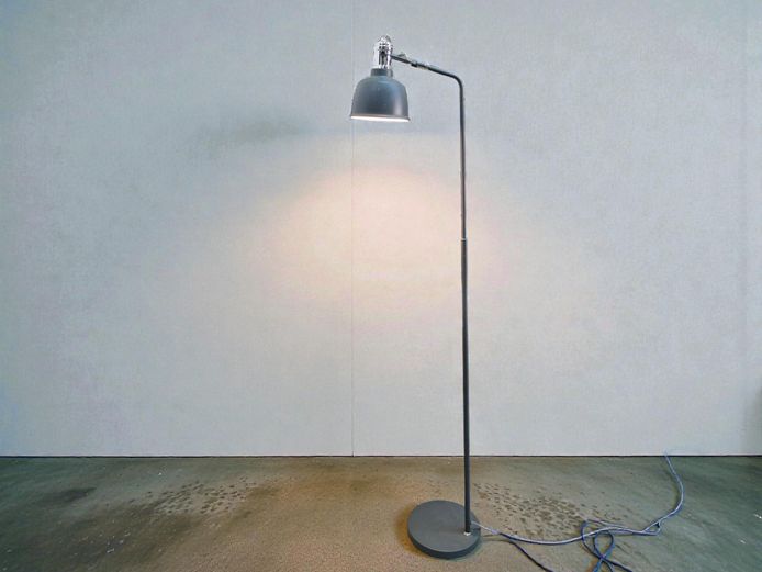 Industrial Style Matte Grey Floor Lamp