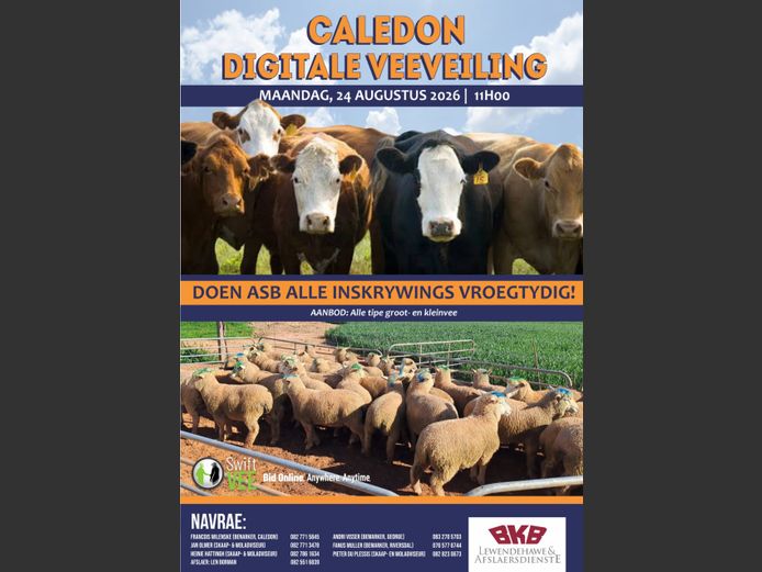 CALEDON DIGITALE VEEVEILING