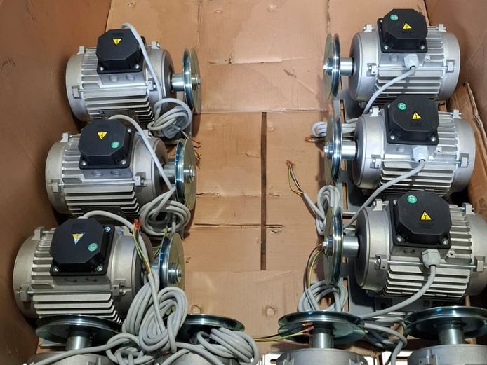 Electric motors: 1.5 HP x 10