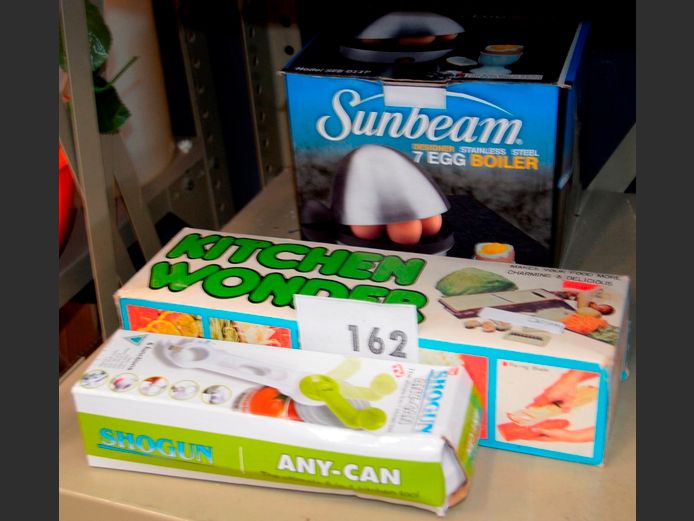 SUNBEAM EGG BOILER, MANDOLINE & A SHOGUN CAN OPENER [Untested]