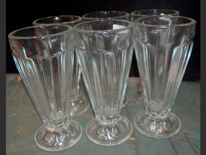 SET OF 6 REGENT MILKSHAKE GLASSES