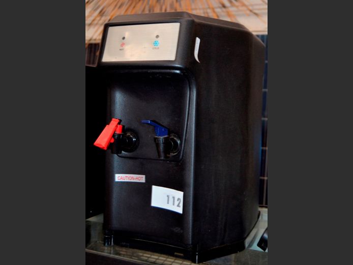 HOT & COLD WATER DISPENSER, 44cm High [Switches on, untested further]