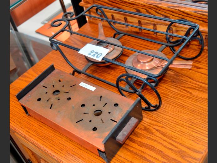 LOT OF 2: METAL & COPPER WARMERS