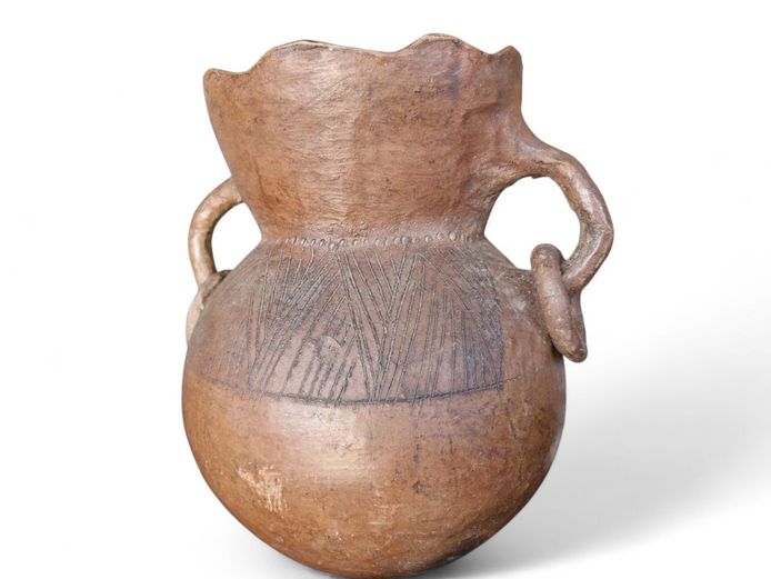 Traditional African Pottery Vessel