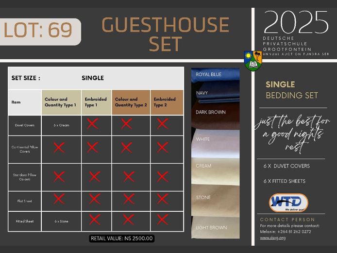 GUESTHOUSE SET | SINGLE BEDDING SET