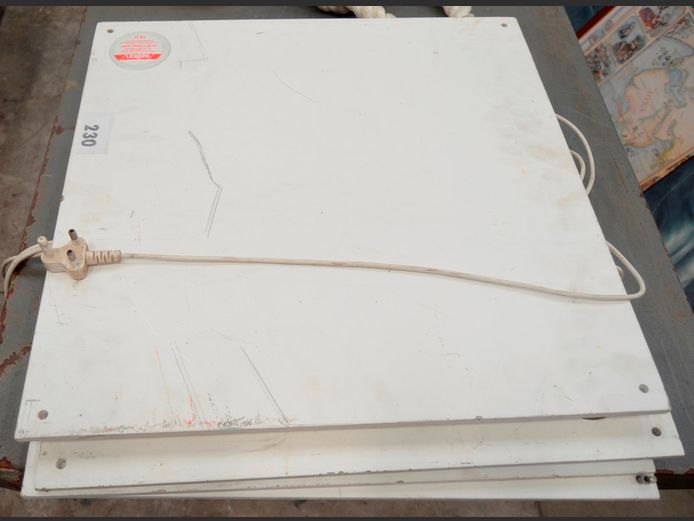 LOT OF 4: SALTON WALL PANEL HEATERS, 58.5cm x 58.5cm [Untested]
