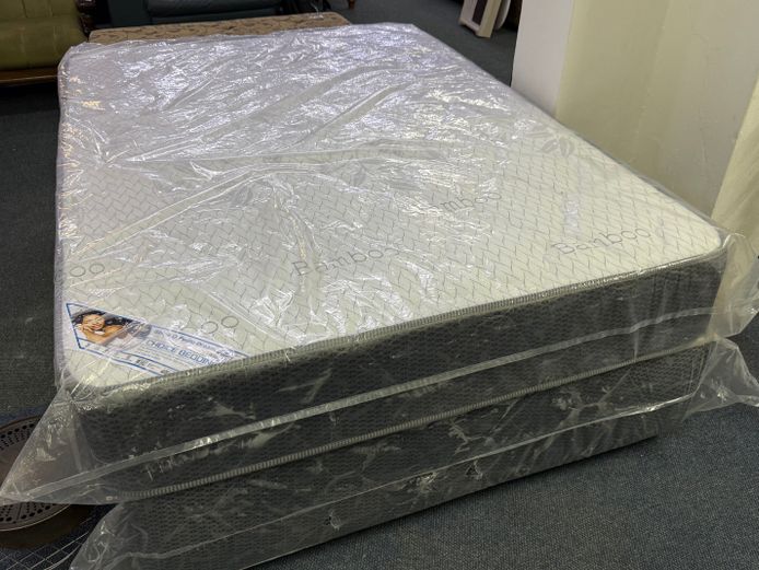 Double Bed Set (2) - Bed Base+Mattress - BRAND NEW 