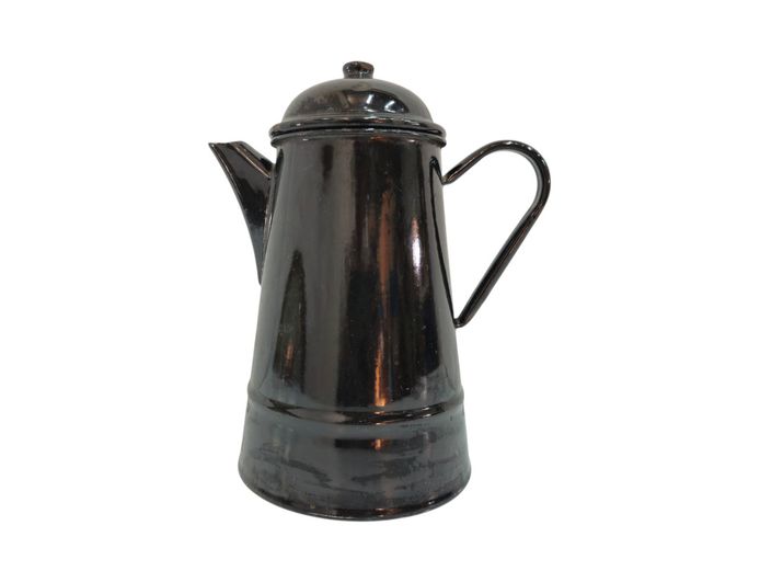 Vintage Polish Enamel Coffee Pot