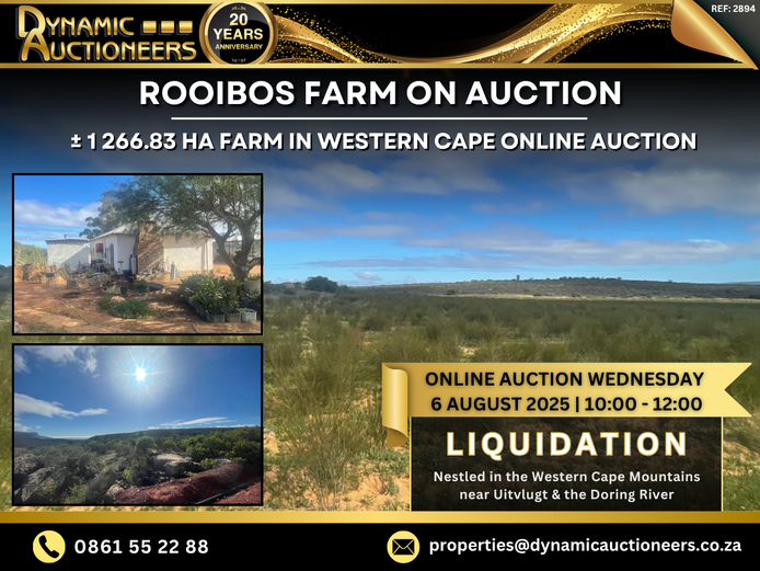 ROOIBOS FARM IN VANRHYNSDORP WESTERN CAPE