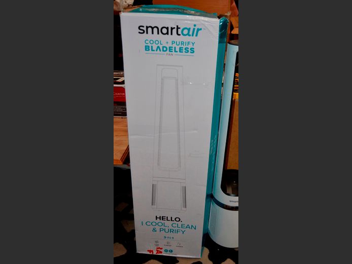 SMARTAIR COOL & PURIFY BLADELESS FAN [UK Plug, As New]