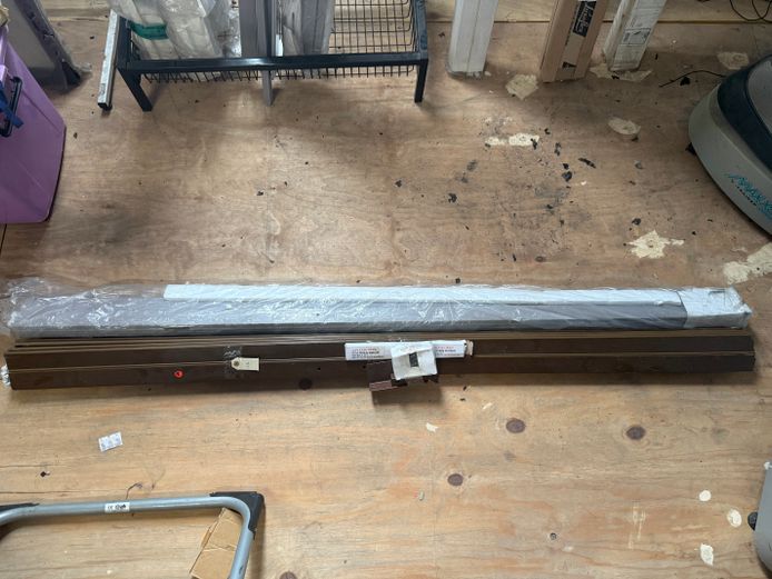 Brown Folding Door 