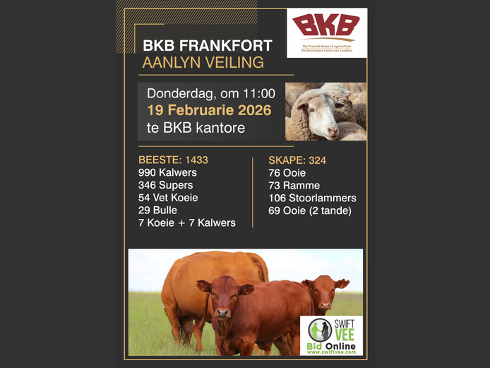 BKB FRANKFORT AANLYN VEILING
