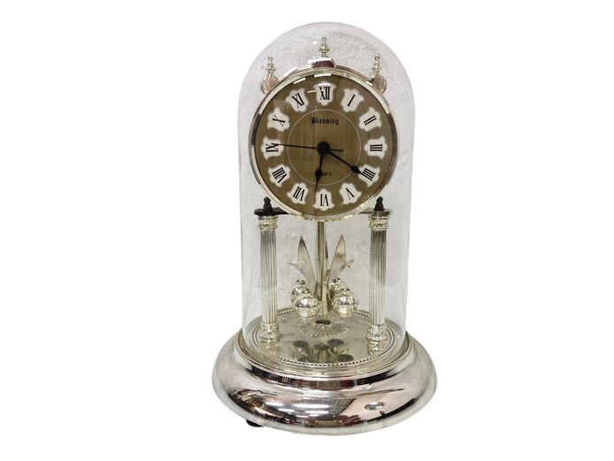Blessing Quartz Anniversary Clock with Glass Dome