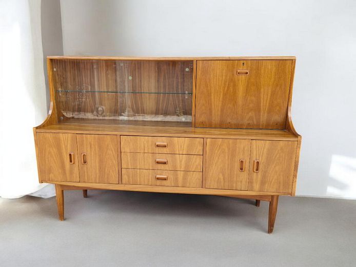 Mid-Century Modern Danish High Board