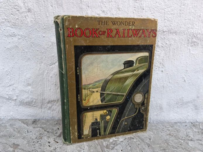 Early 20th Century The Wonder Book of Railways