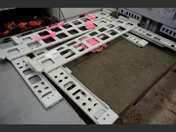 LOT: 2 x PAIRS HEAVY DUTY WALL BRACKETS, 89 x 46cm ### PLUS VAT ###