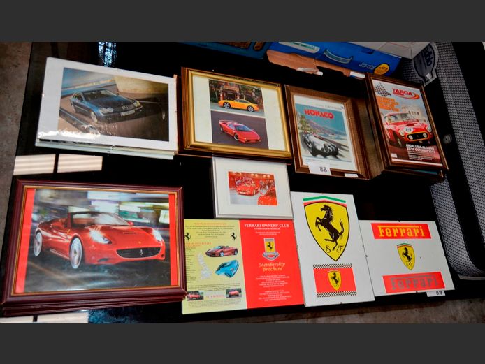 ASSORTED CAR PICTURES & PHOTOGRAPHS