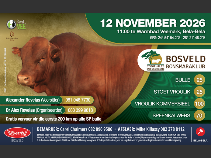 BOSVELD BONSMARAKLUB VEILING