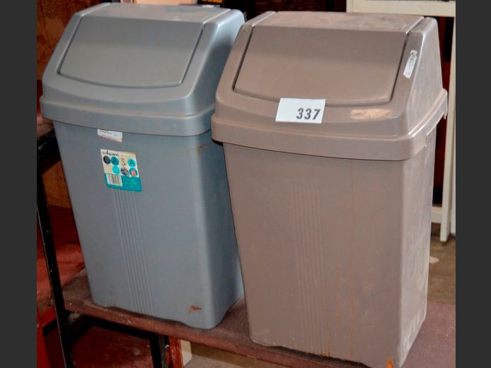LOT: 2 x WASTE BINS