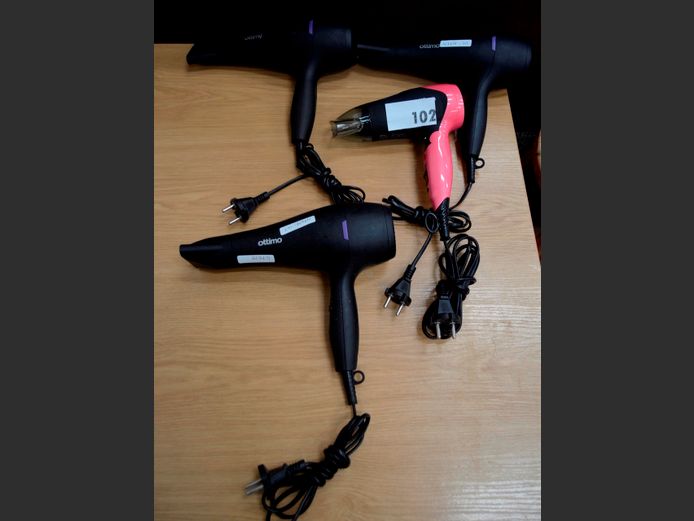 LOT OF 5 OTTIMO HAIRDRYERS [Switch on]