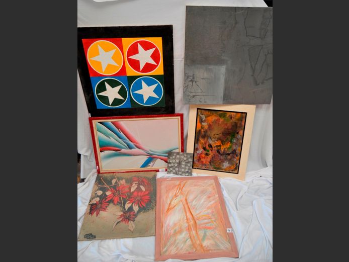 FRAMED & UNFRAMED ABSTRACTS ON CANVAS & BOARD