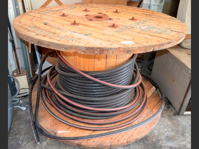 ROLL THICK HEAVY DUTY ALUMINIUM MULTI-CORE ELECTRICAL CABLE, +/- 25 metres