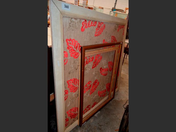 FRAMED FABRIC ARTWORK & PICTURE FRAMES