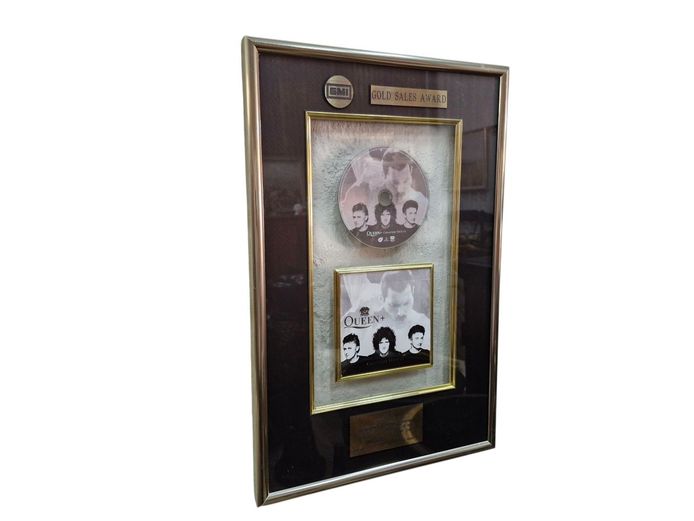 EMI Gold Sales Award of Queen's Album Greatest Hits III