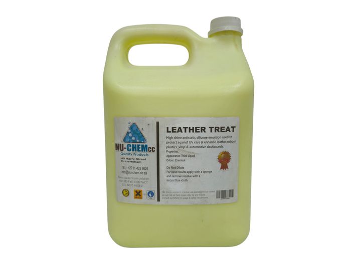 Nu-Chem 5-Liter Leather Treatment: Premium Antistatic Silicone Emulsion