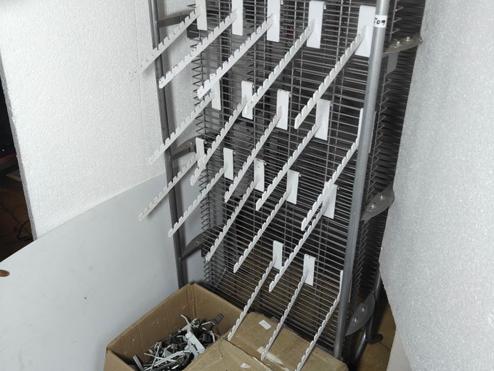 2 X CLOTHING SHELVES AND BRACKETS