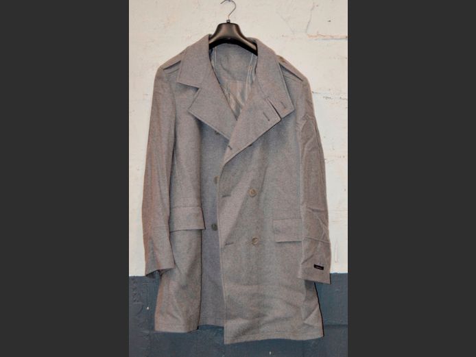 MARKS & SPENCER "AUTOGRAPH" GREY WOOL & CASHMERE JACKET