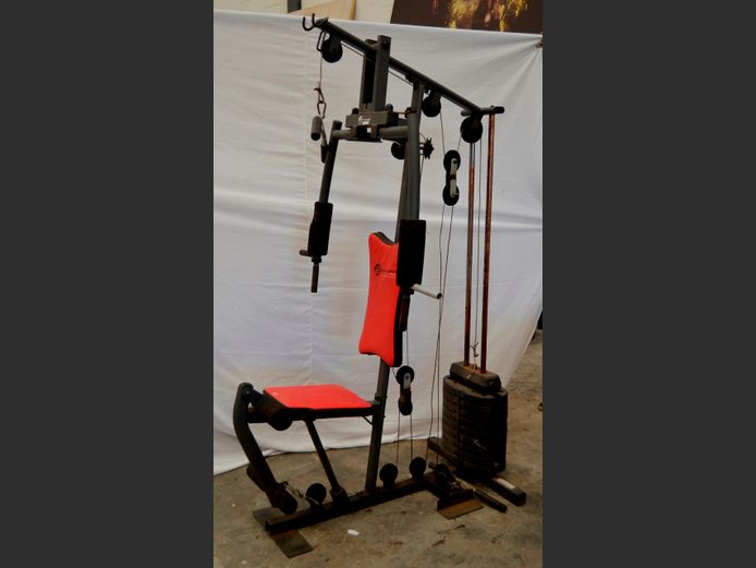 ENDURANCE HOME GYM WITH WEIGHTS [Rusty]