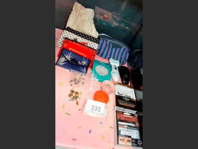 ASSORTED COSTUME JEWELLERY, LADY SHAVE, EYELASHES, etc [Untested]