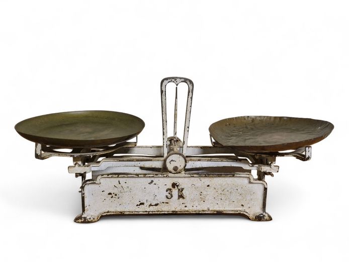 Antique Cast Iron Balance Scale