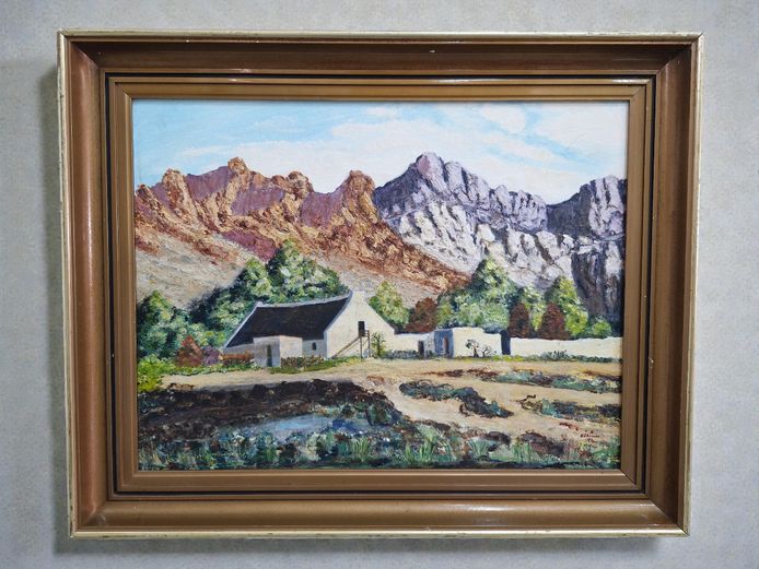 1994 Landscape Painting by H.J. Krause, Framed 