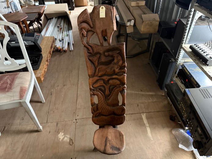 African Style Stool (Damaged)