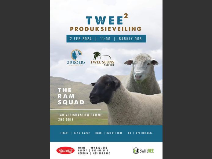 TWEE² PRODUKSIEVEILING