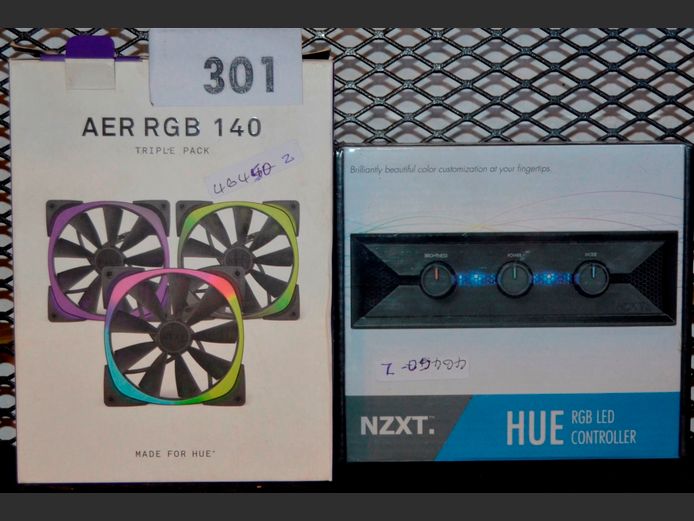 LOT: COMPUTER FANS & CONTROLLER [Untested]