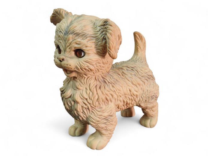 1960's Edward Mobley Squeaky Rubber Toy Dog
